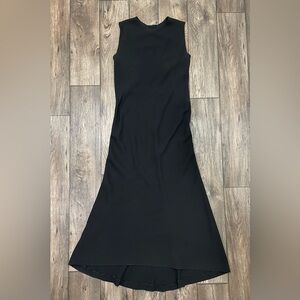 Jean Paul Gaultier Black Sleeveless Midi Dress Size 10‎